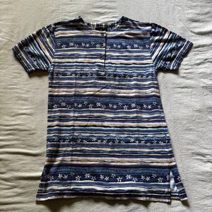 Vintage Carole Little Sport Abstract Print Tee